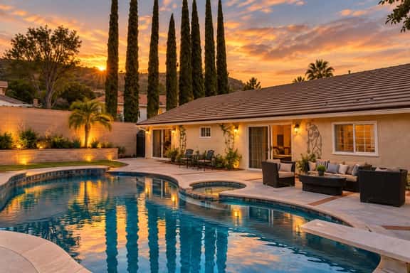 ৎ୭Porter Ranch Oasis | Pool & Jacuzziৎ୭ - Image 1
